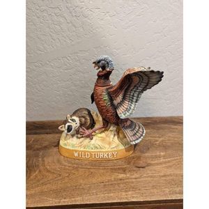 Austin Nichols Wild Turkey w raccoon #5 1984 Liquor Bottle Porcelain 101 Proof